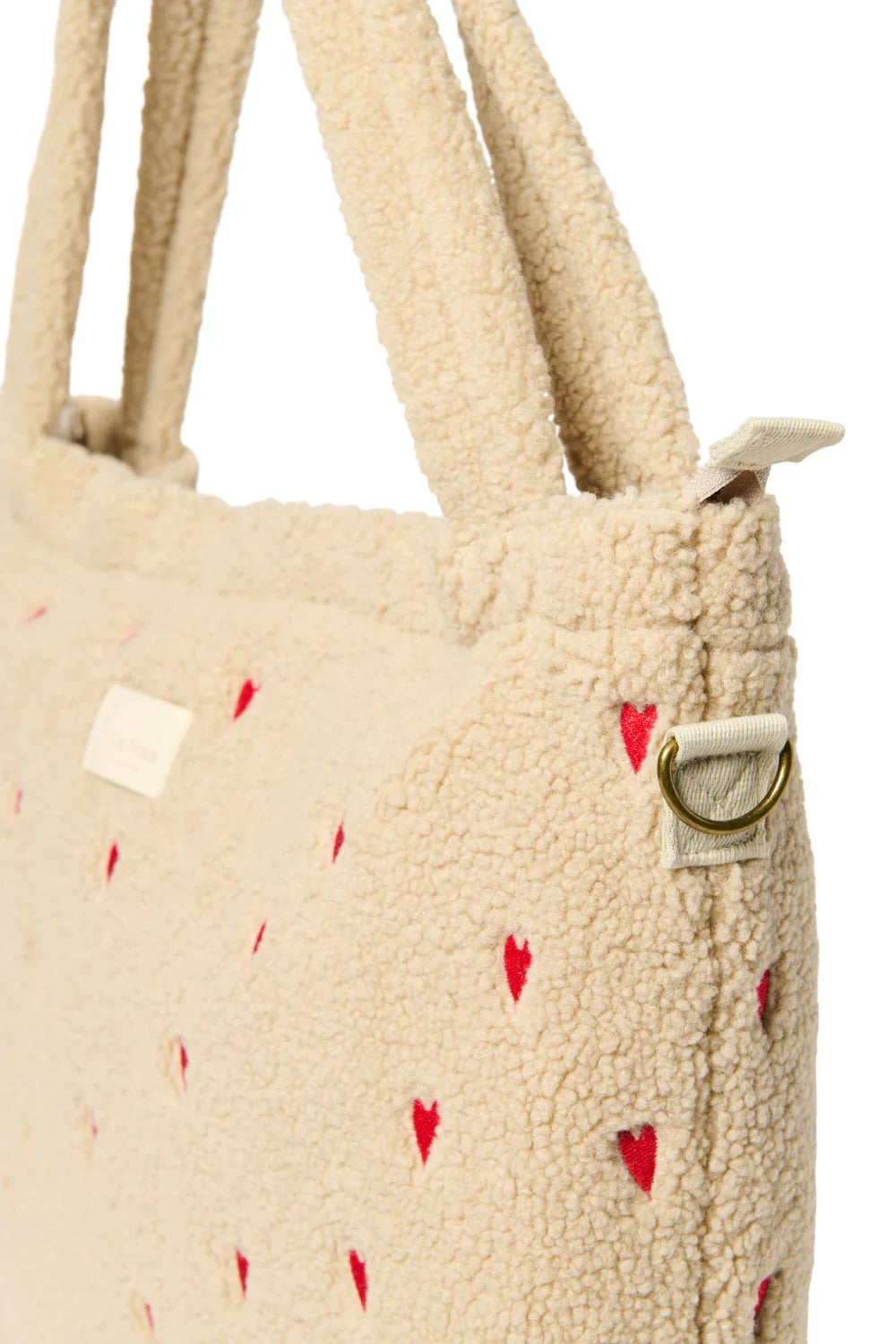 Wickeltasche Ecru Teddy