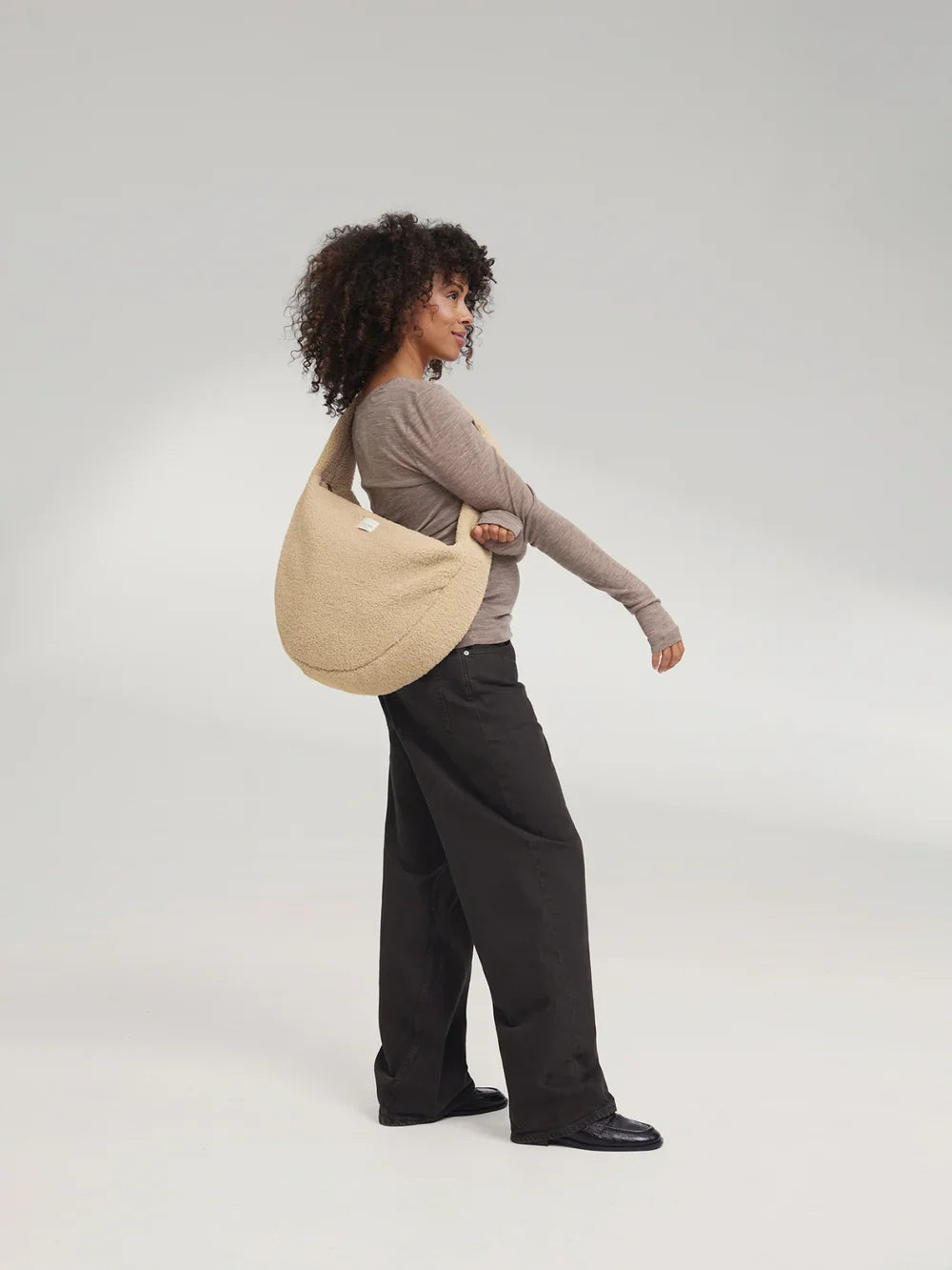 Ecru Teddy Cross Body Bag