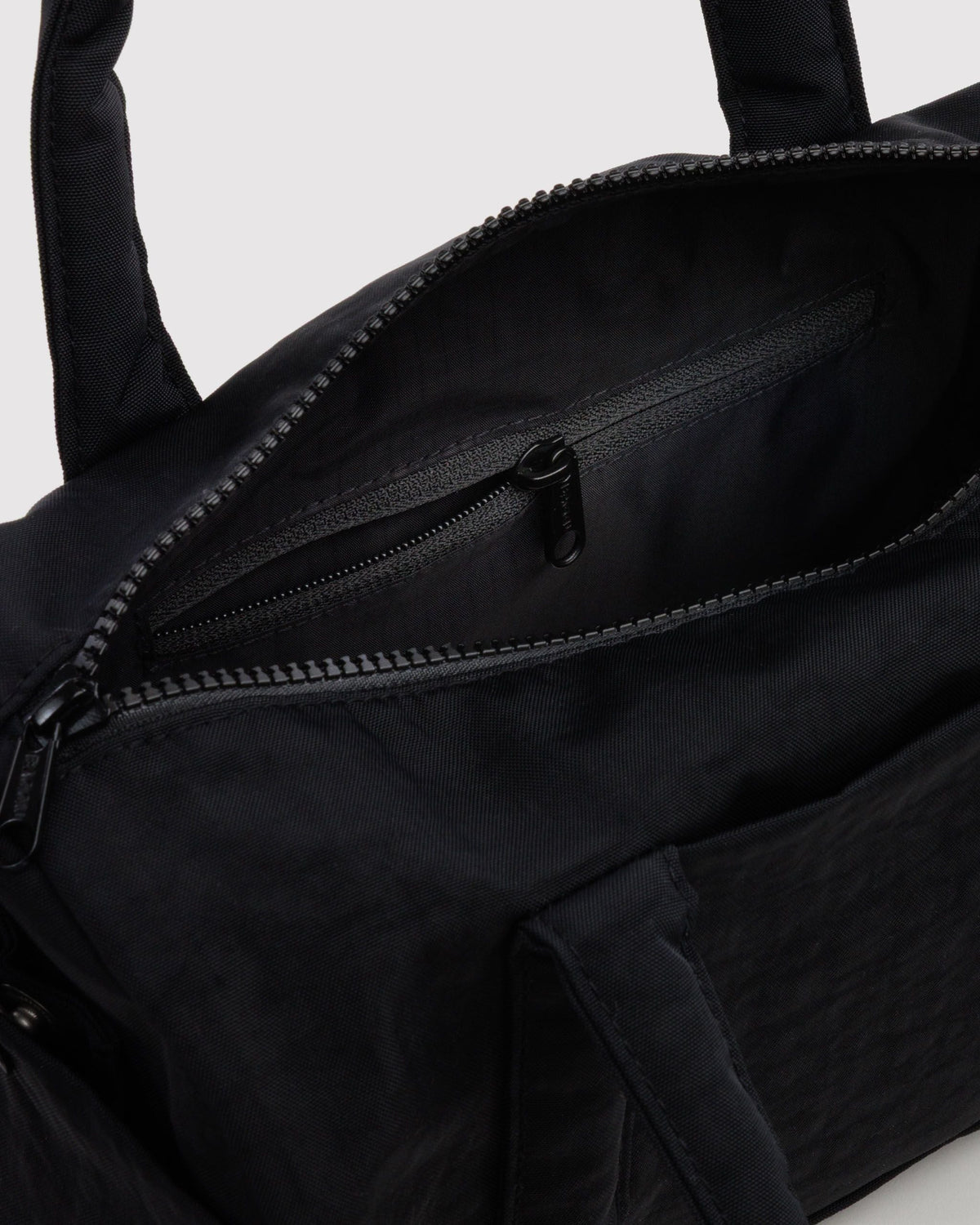 Nylon Duffle Bag - Black - image 5