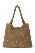 Bruine harten teddy mom bag