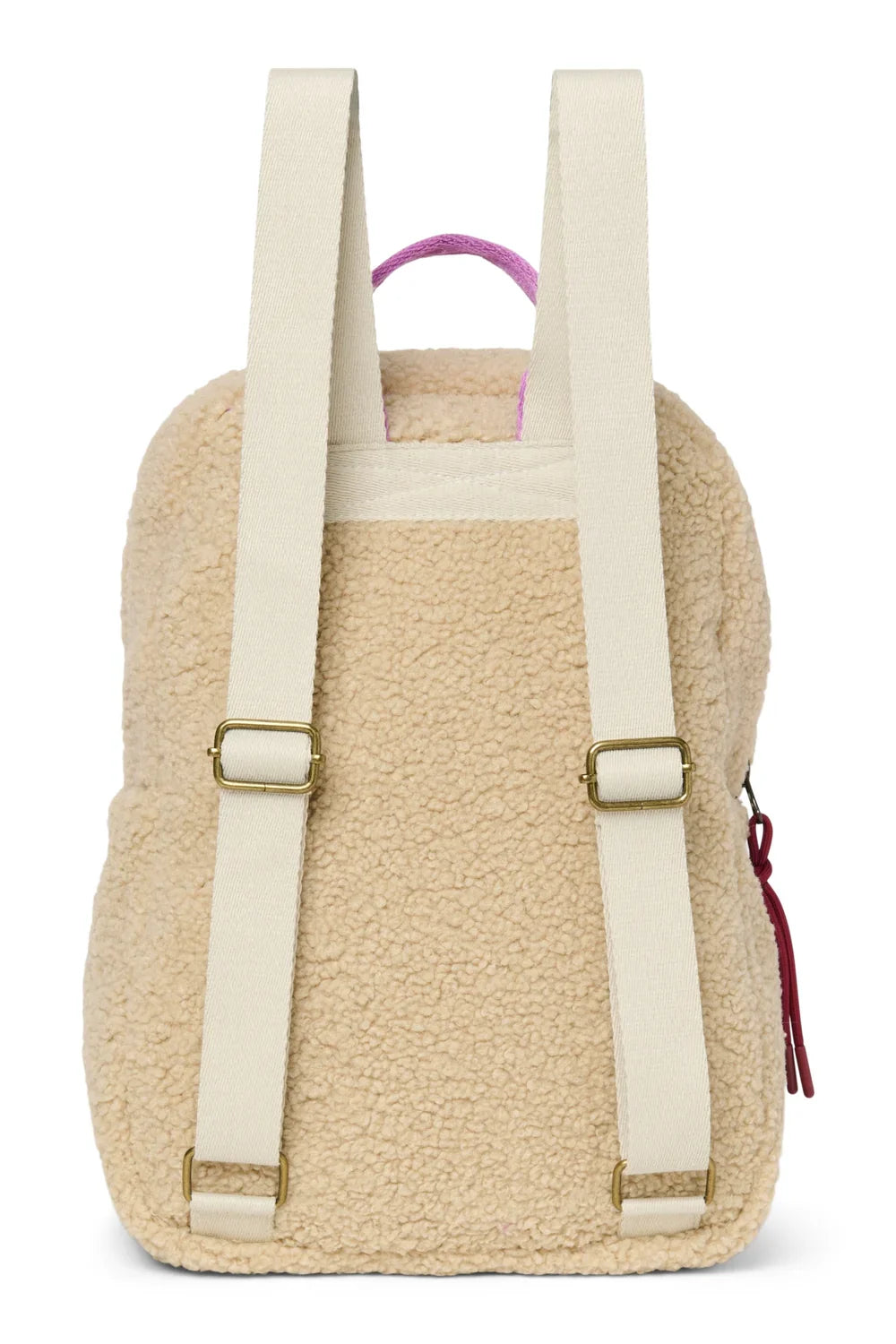 Ecru/Kobalt Teddy Midi Rucksack