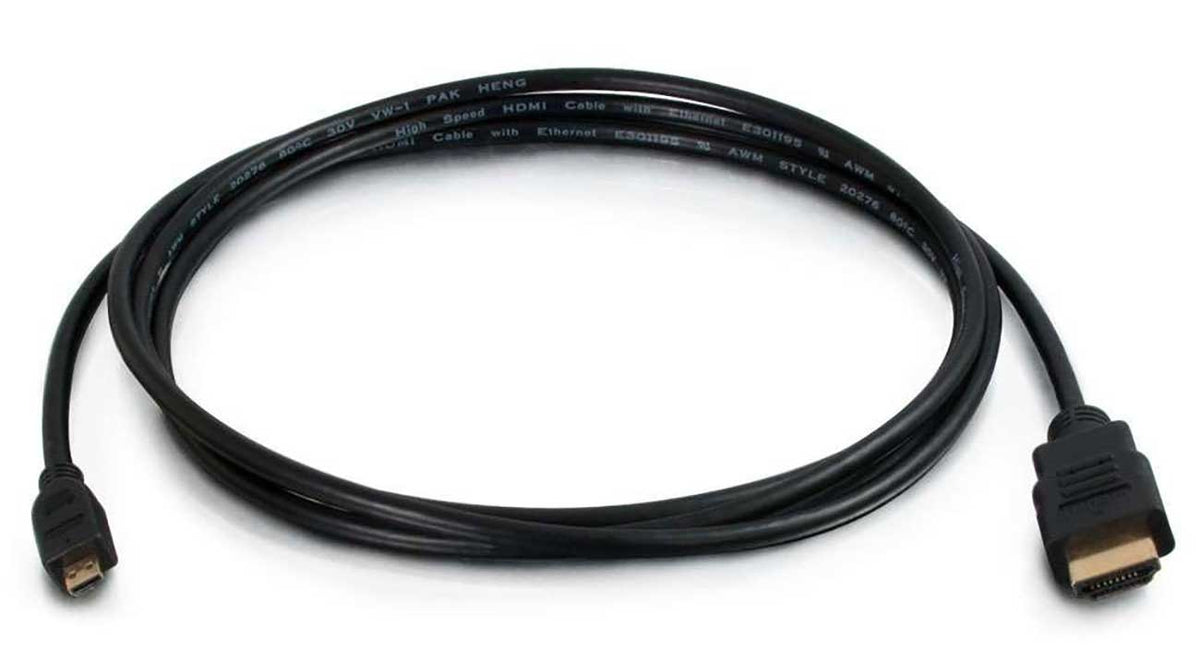 Cables To Go M/M HDMI to Micro HDMI Cable with Ethernet 9.8-Feet - 40317 - image 2