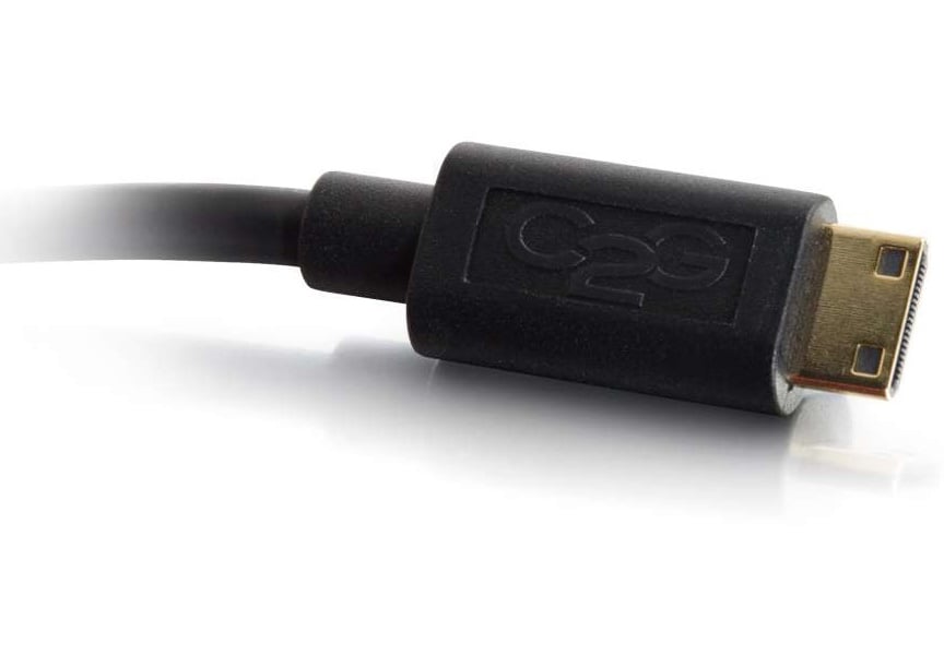 Cables To Go Mini HDMI Male to HDMI Female Adapter Converter Black - 41356 - image 2