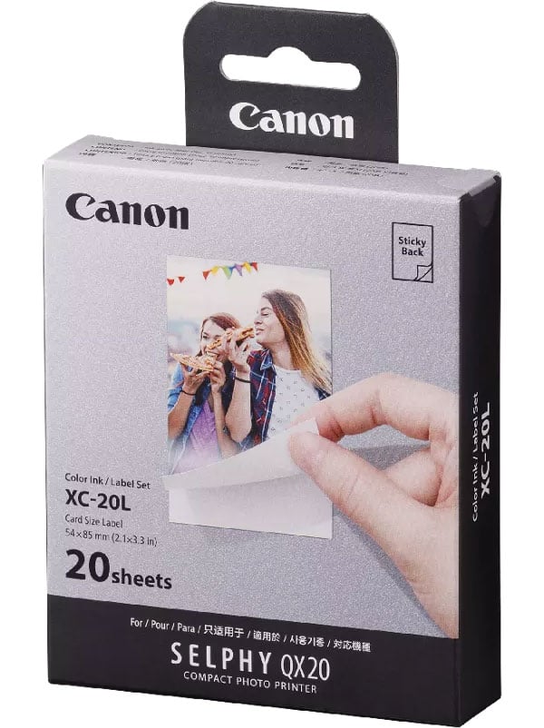 Canon XC-20L SELPHY Color Ink/Label Set - 6755C001 - image 1