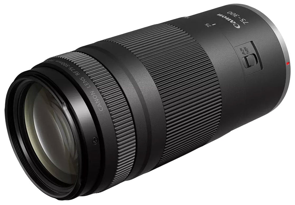 Canon RF Camera Lens 75-300mm f/4-5.6 in Black - 7155C002 - image 1