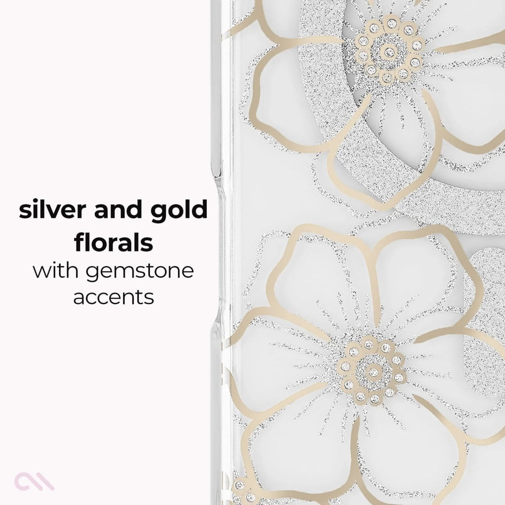 Case-Mate MagSafe Phone Case for iPhone 18 Pro and iPhone 17 Pro in Floral Gems - CM061008 - image 4