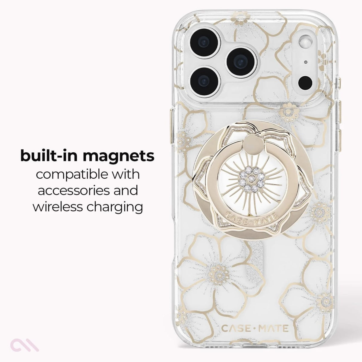Case-Mate MagSafe Phone Case for iPhone 18 Pro and iPhone 17 Pro in Floral Gems - CM061008 - image 5