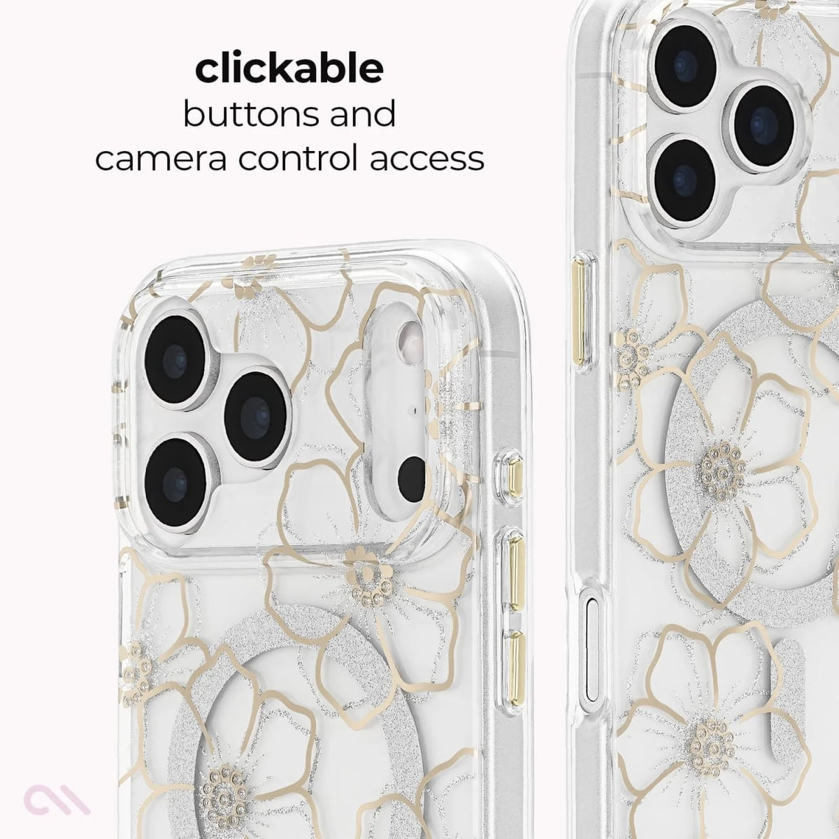 Case-Mate MagSafe Phone Case for iPhone 18 Pro and iPhone 17 Pro in Floral Gems - CM061008 - image 2