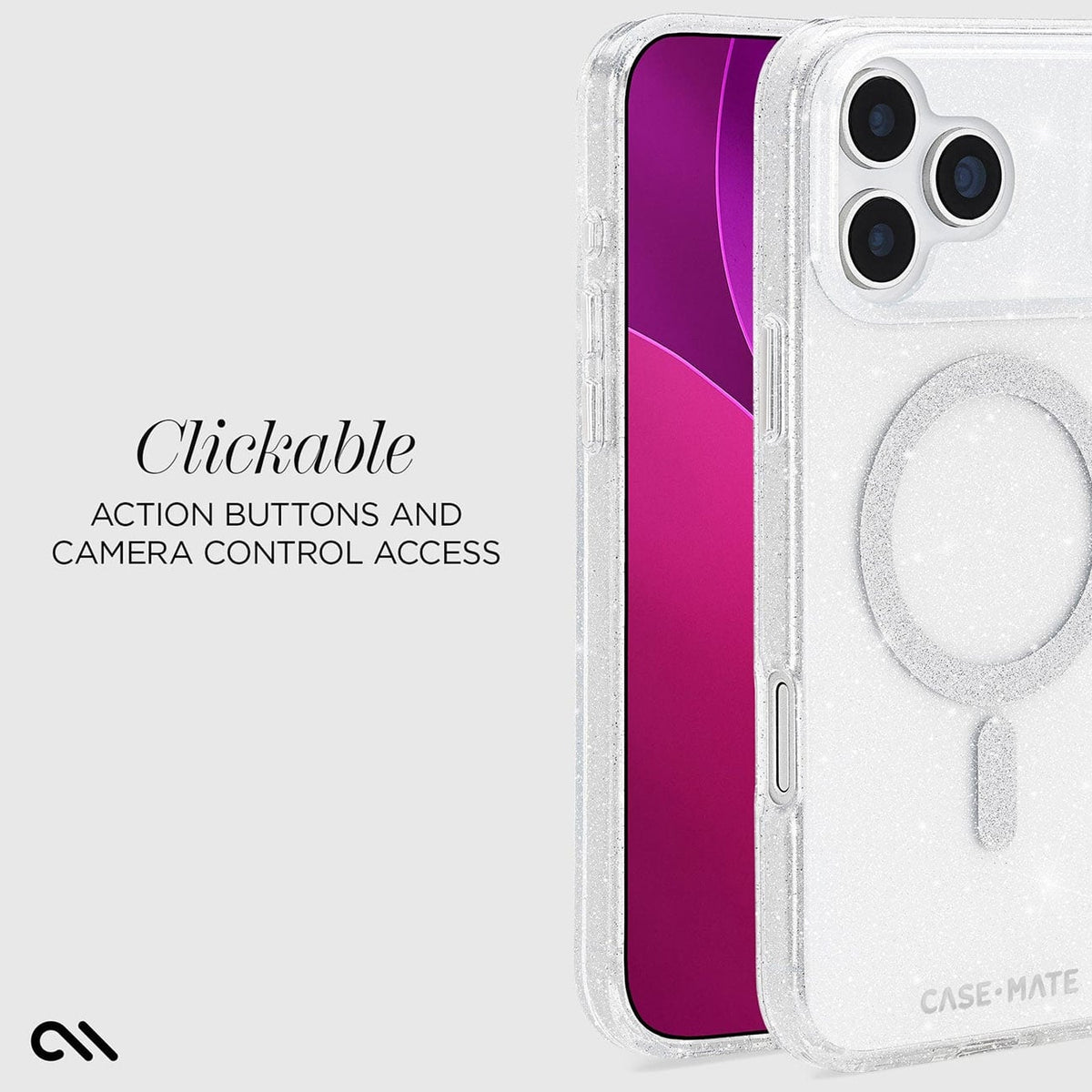Case-Mate MagSafe Phone Case for iPhone 17 Pro Max in Sheer Twinkle Silver - CM057228 - image 4