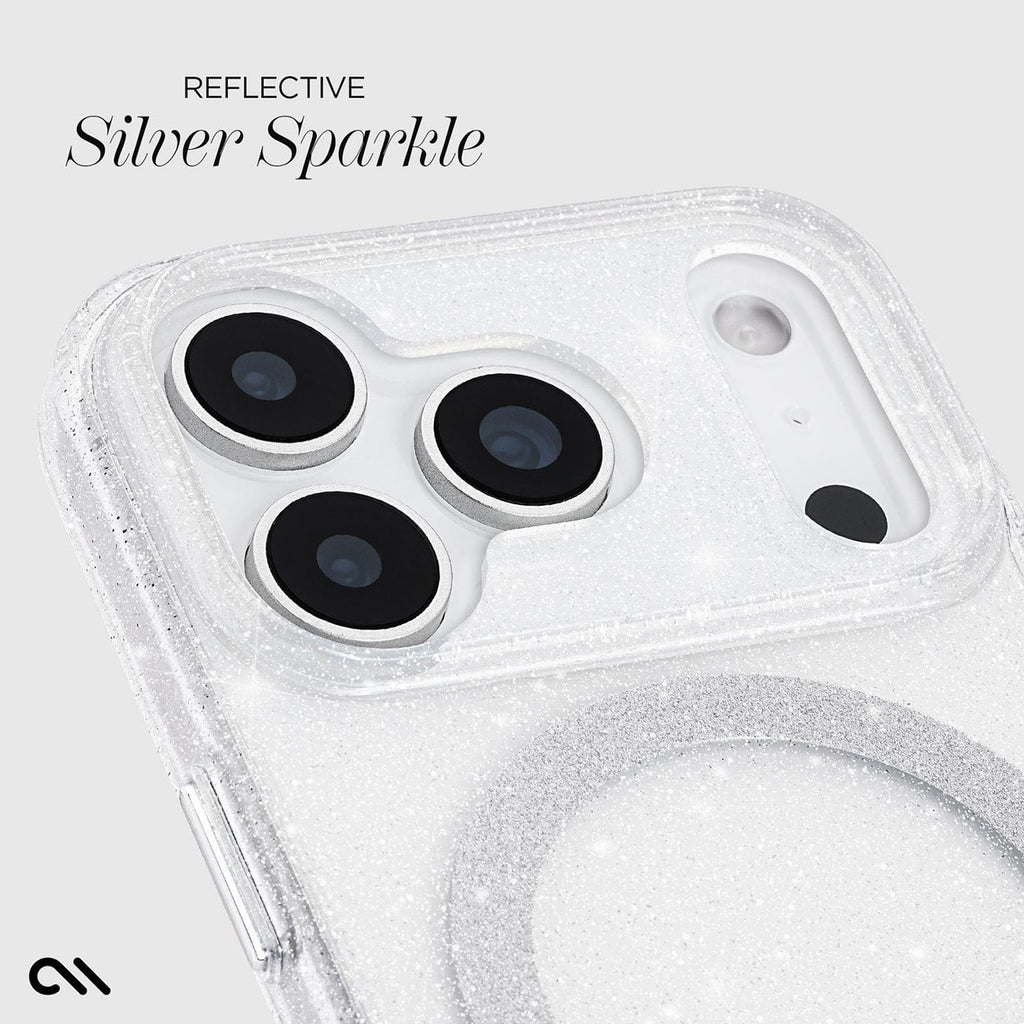 Case-Mate MagSafe Phone Case for iPhone 17 Pro in Sheer Twinkle Silver - CM057302 - image 3