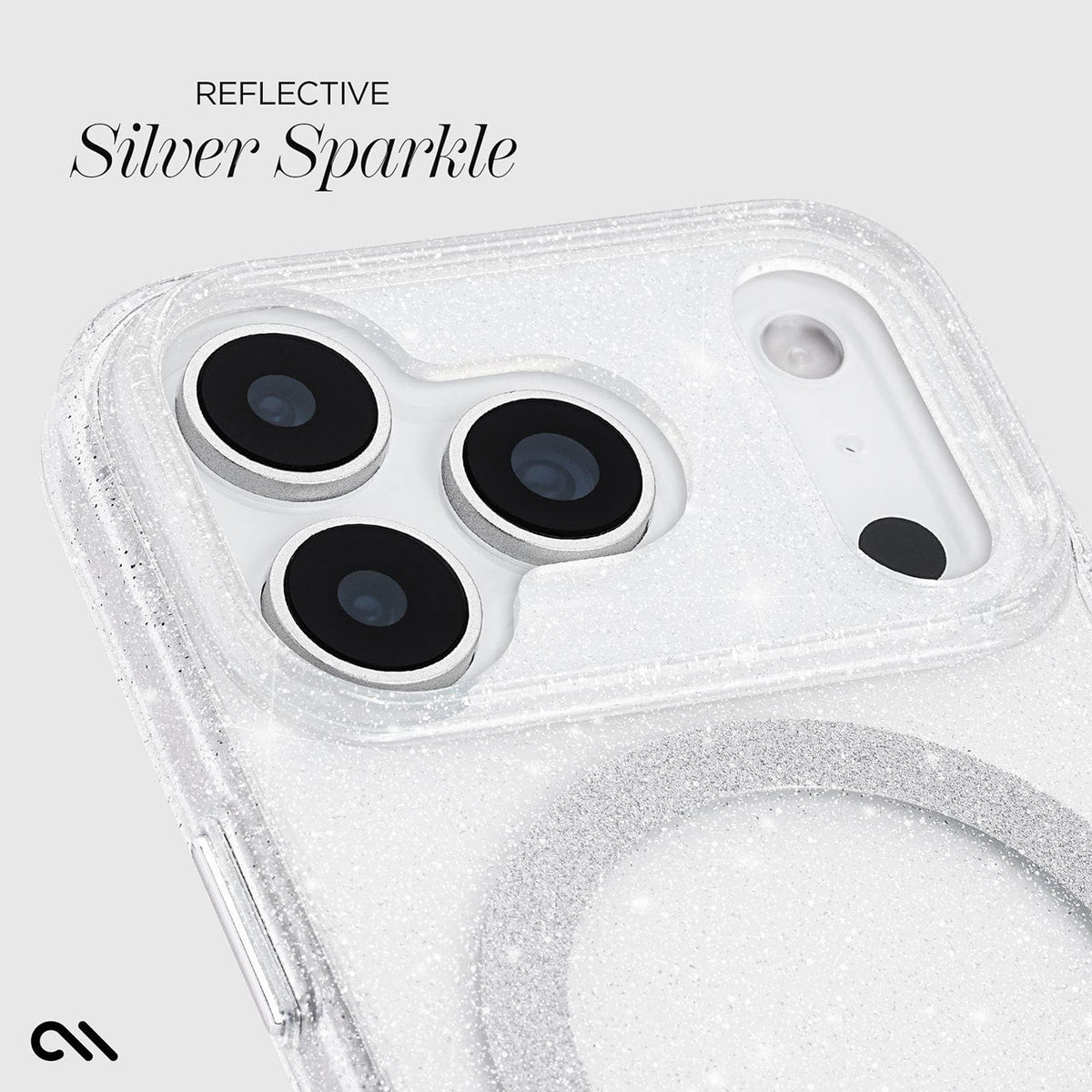 Case-Mate MagSafe Phone Case for iPhone 17 Pro in Sheer Twinkle Silver - CM057302 - image 3