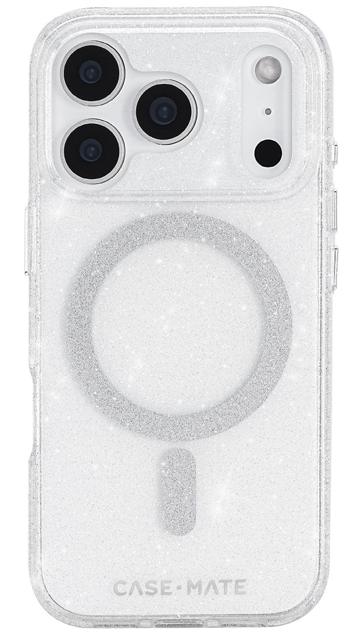 Case-Mate MagSafe Phone Case for iPhone 17 Pro in Sheer Twinkle Silver - CM057302 - image 1