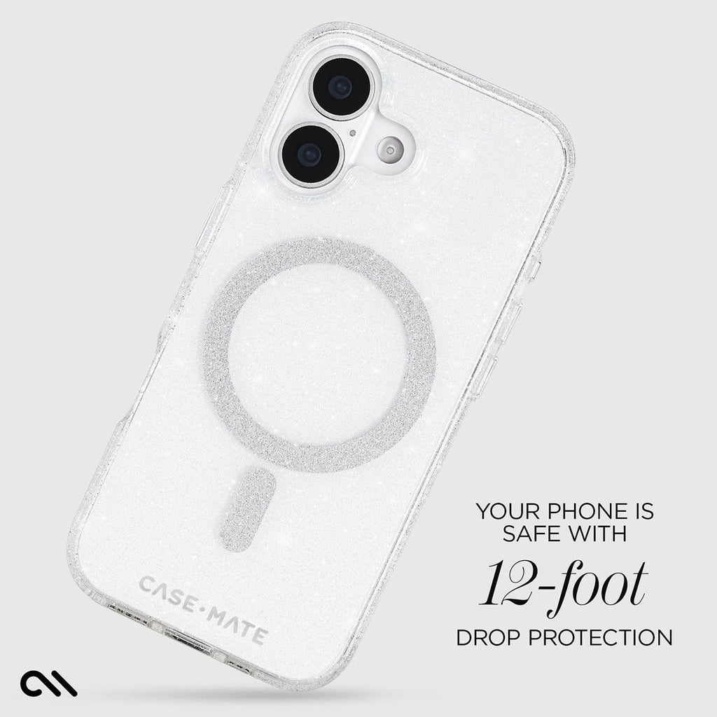 Case-Mate MagSafe Phone Case for iPhone 17 in Sheer Twinkle Silver - CM057384 - image 2