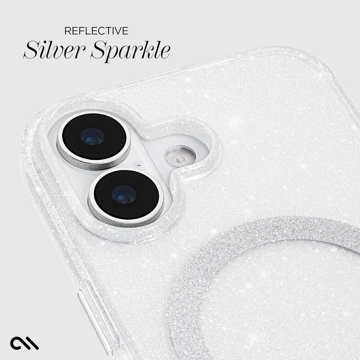 Case-Mate MagSafe Phone Case for iPhone 17 in Sheer Twinkle Silver - CM057384 - image 3