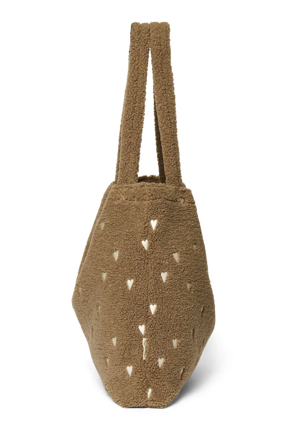 Brown Hearts Teddy Mom Bag