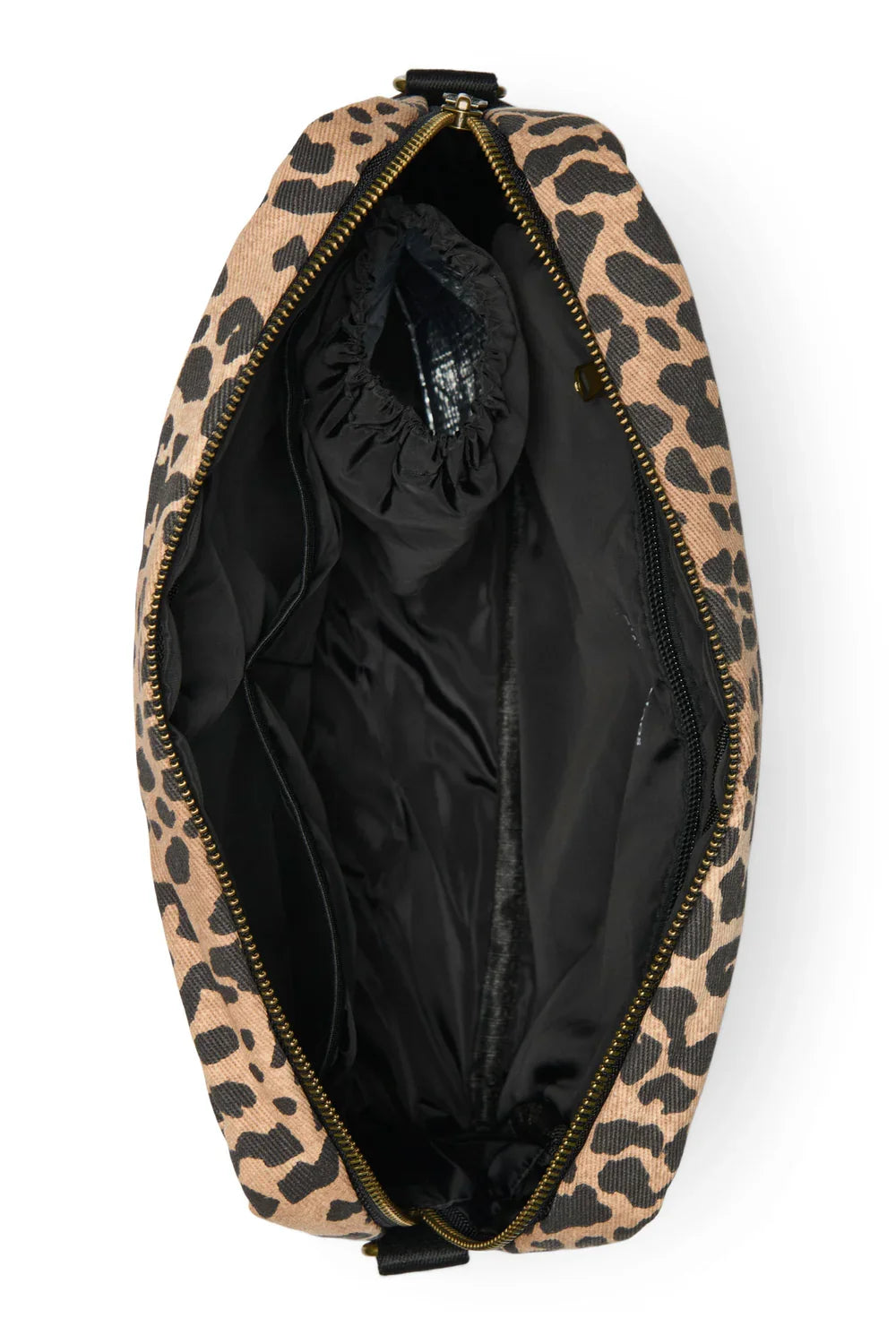 Organizer für Kinderwagen, Baumwolle, brauner Leopardenprint