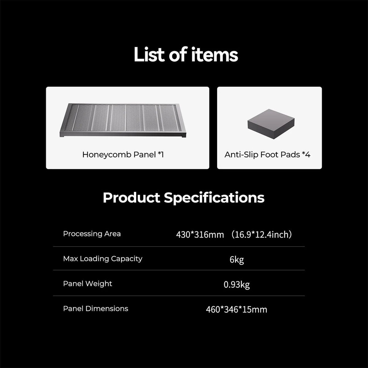 Creality Honeycomb Workbench for Falcon A1 - 4007010223 - image 9