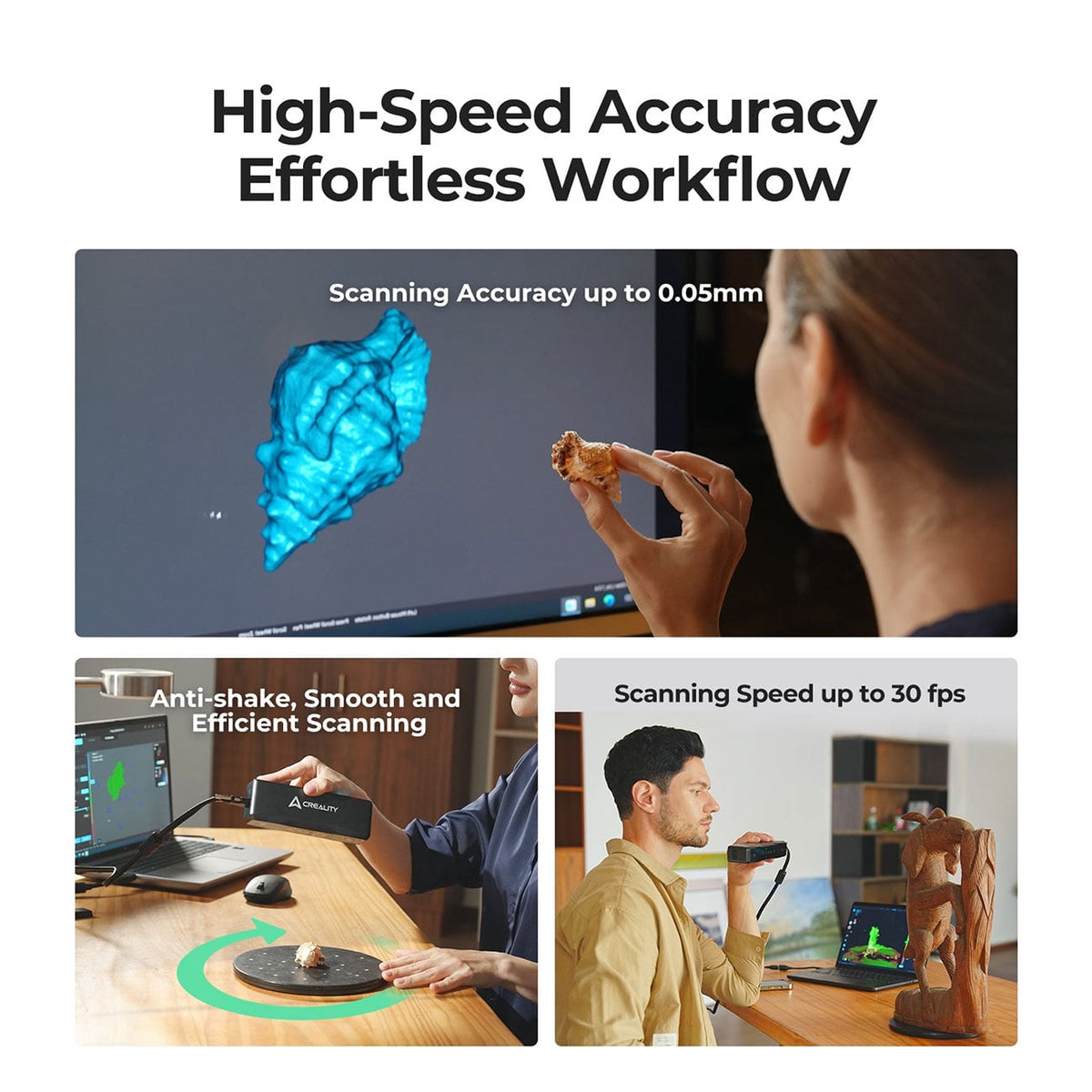 Creality Otter Lite 3D Scanner with Wireless Scanning - 4008050059 - image 8