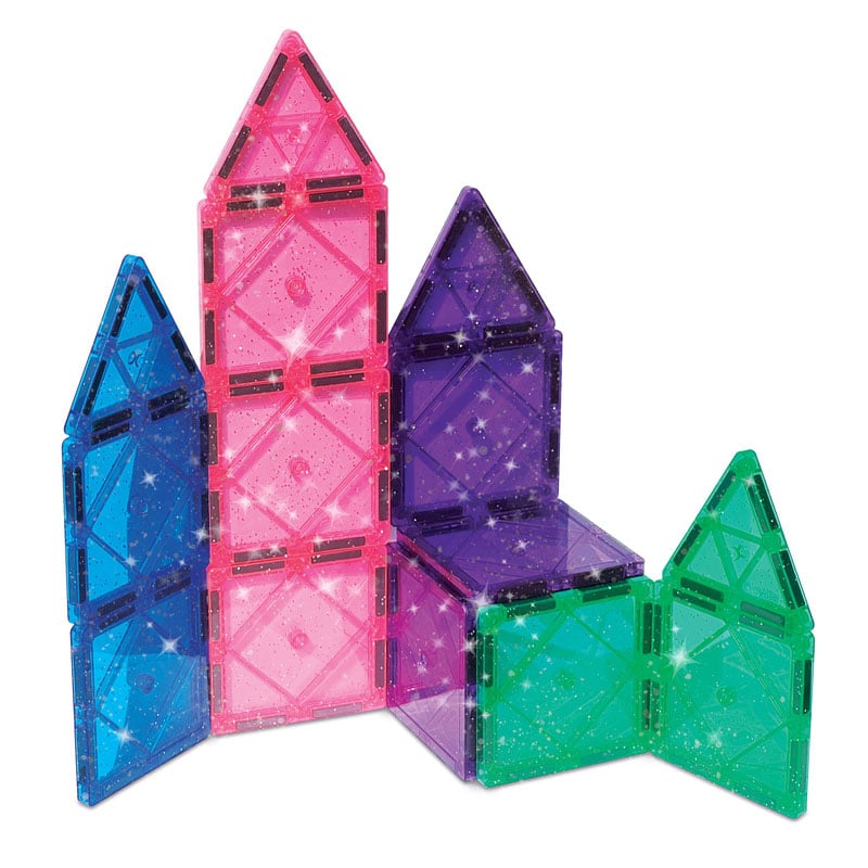 CreateOn Crayola 14-Piece Glitter Magnetic Building Tiles Expansion Pack - 1004504 - image 1