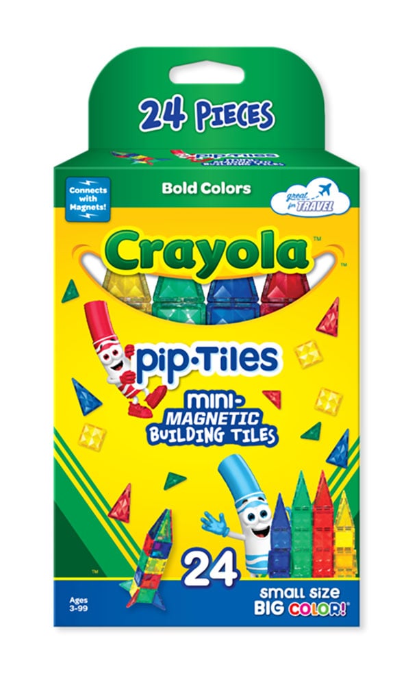 CreateOn Crayola PIP 24-Piece Mini Magnetic Building Tile Set - 1004528 - image 2