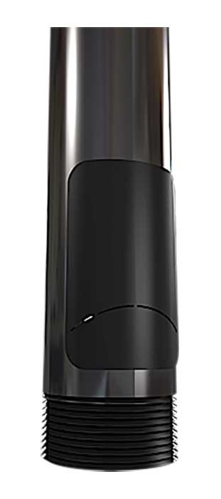 Crimson 5-Foot Ceiling Mount Extension Column in Black - E5-BK - image 3