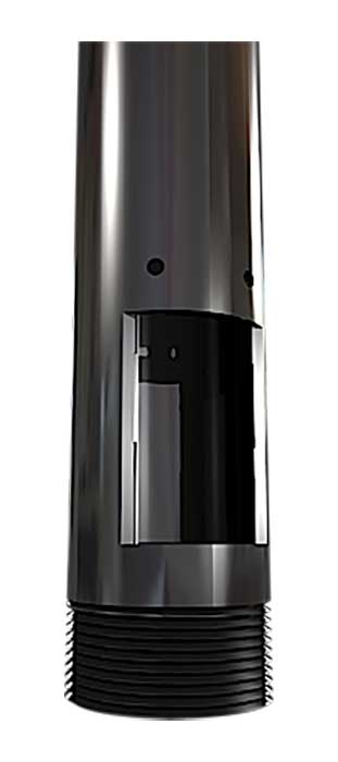 Crimson 2-3-Foot Adjustable Ceiling Mount Extension Column in Black - EA23 - image 2