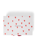 Geschenkbox Weiße Herzen L