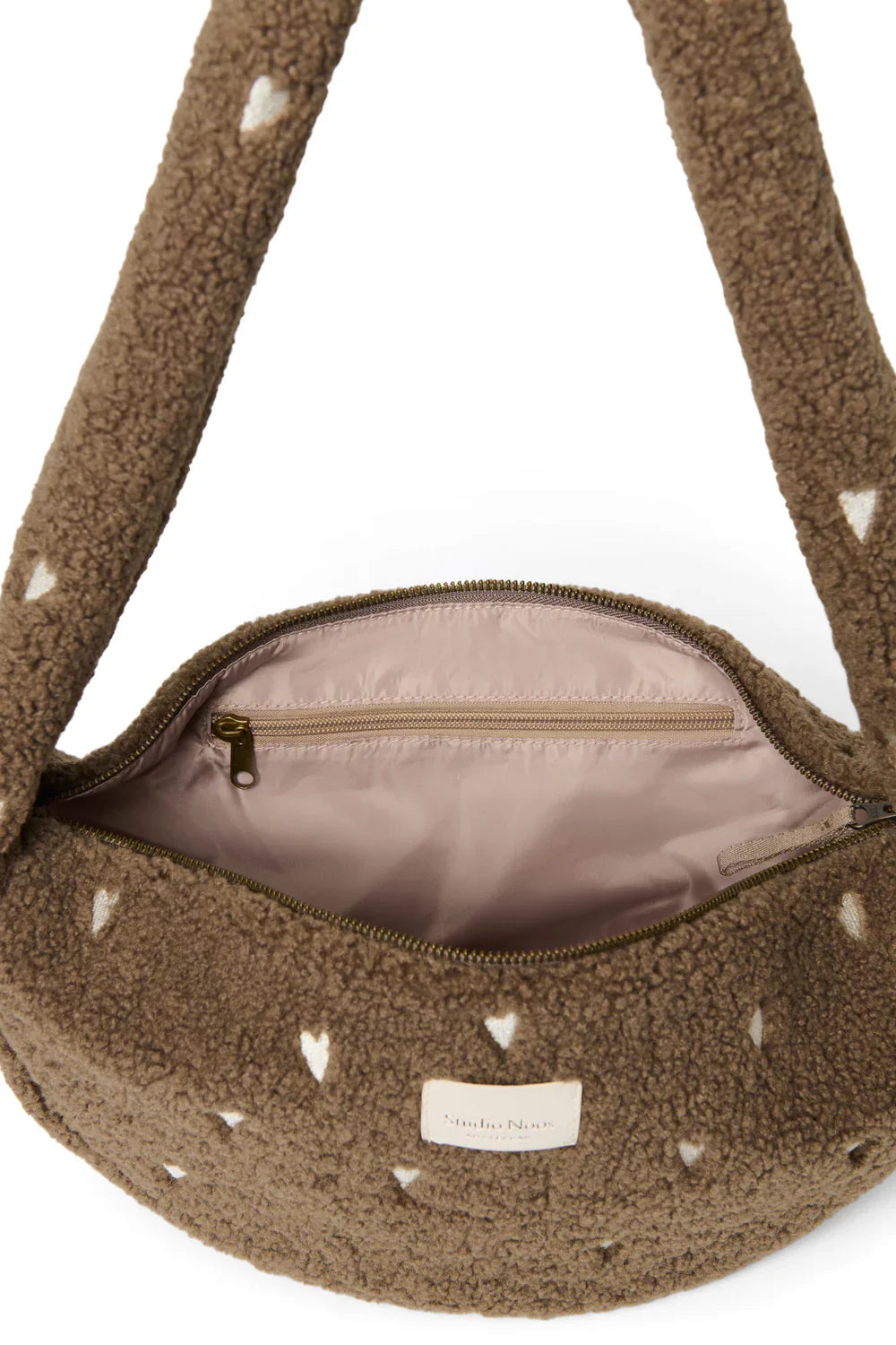 Brown Hearts Teddy Mini-schoudertas