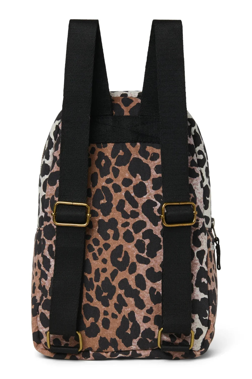 Leopard Mini-Rucksack aus weicher Baumwolle
