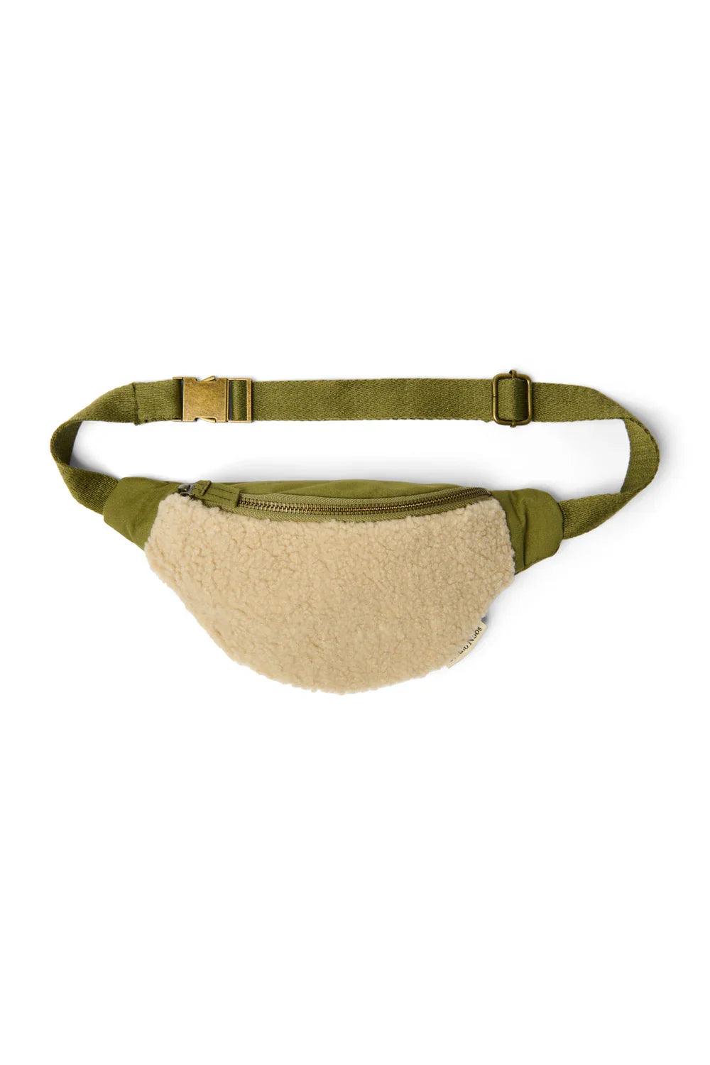 Groene katoenen mini-heuptas