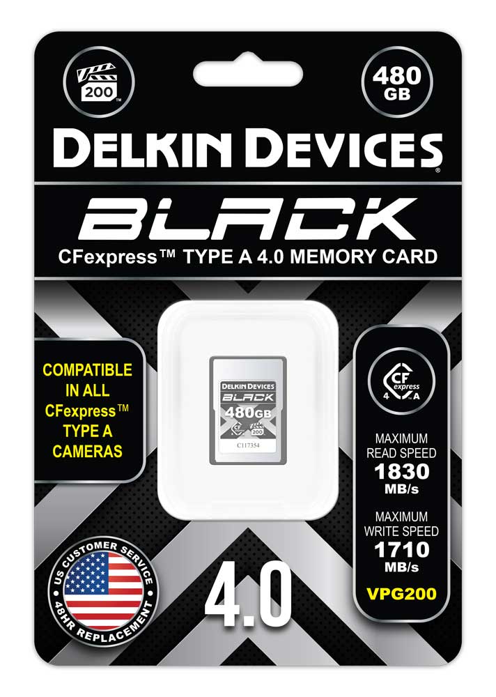 Delkin Devices BLACK 4.0 CFexpress Type A VPG200 480GB Memory Card - DCA4BV2480 - image 2