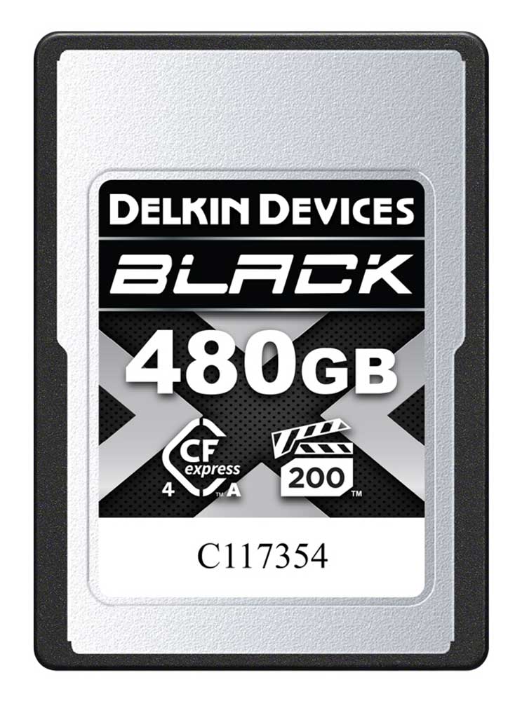 Delkin Devices BLACK 4.0 CFexpress Type A VPG200 480GB Memory Card - DCA4BV2480 - image 1