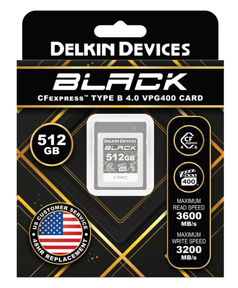 Delkin Devices BLACK 4.0 CFexpress Type B VPG400 512GB Memory Card - DCB4BV4512 - image 2