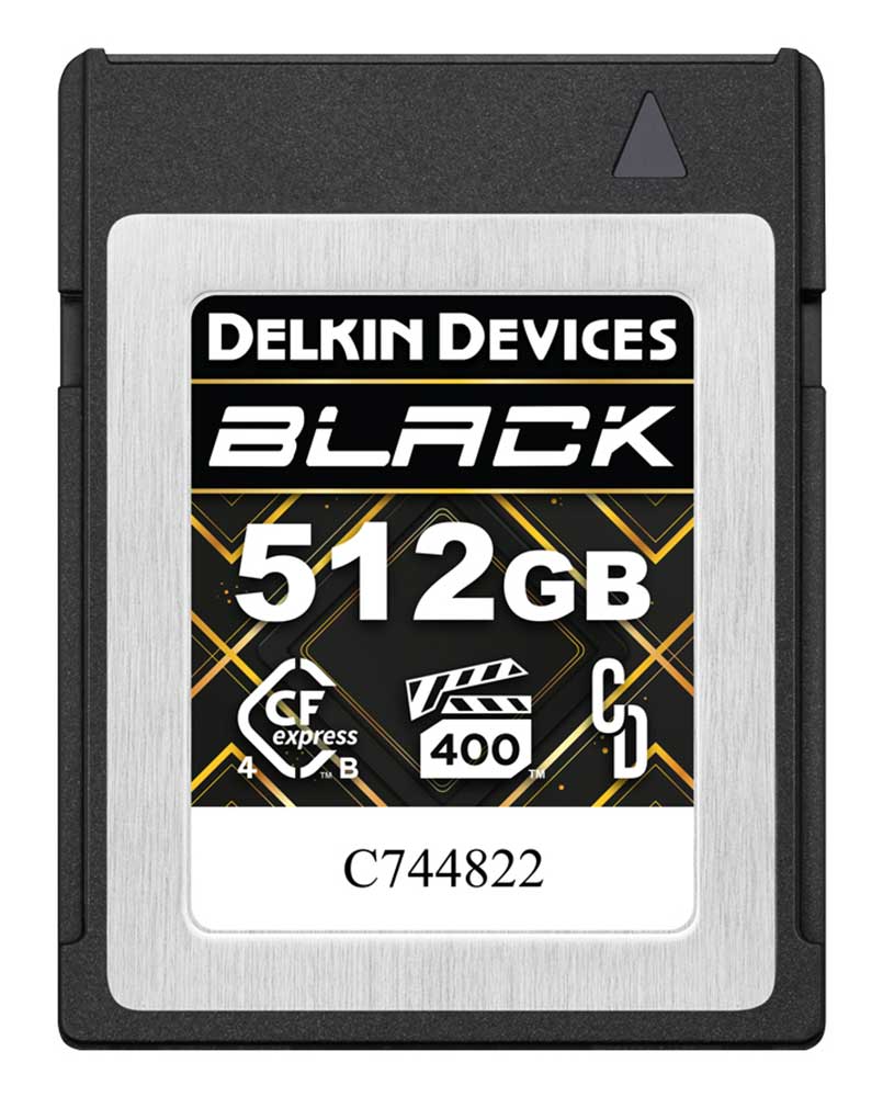 Delkin Devices BLACK 4.0 CFexpress Type B VPG400 512GB Memory Card - DCB4BV4512 - image 1