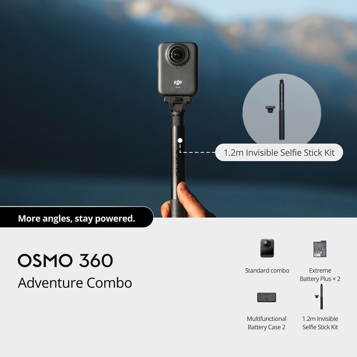 DJI Osmo 360 Camera Adventure Combo - CP.OS.00000442.02 - image 7