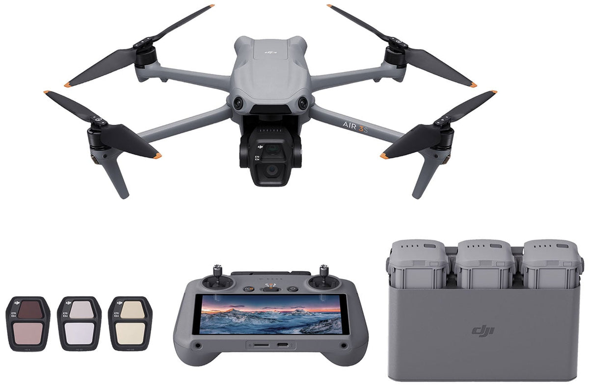 DJI Air 3S Drone Fly More Combo with RC 2 Remote Controller - CP.MA.00000816.01 - image 1