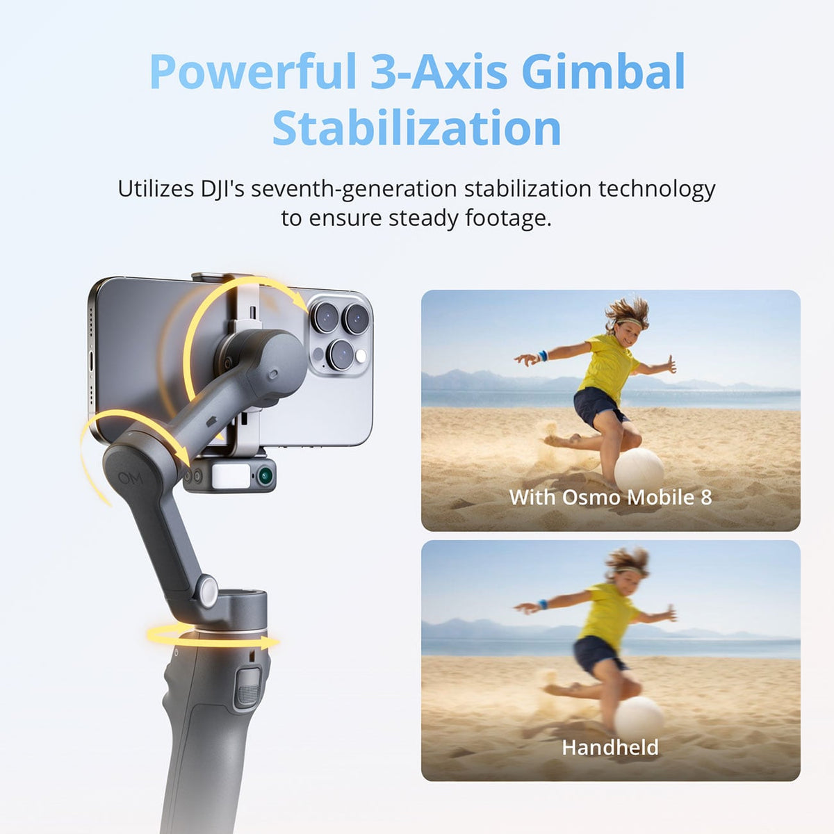 DJI Osmo Mobile 8 Intelligent Tracking Phone Gimbal in Black - CP.OS.00000492.03 - image 9