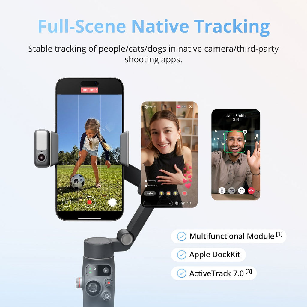 DJI Osmo Mobile 8 Intelligent Tracking Phone Gimbal in Black - CP.OS.00000492.03 - image 7