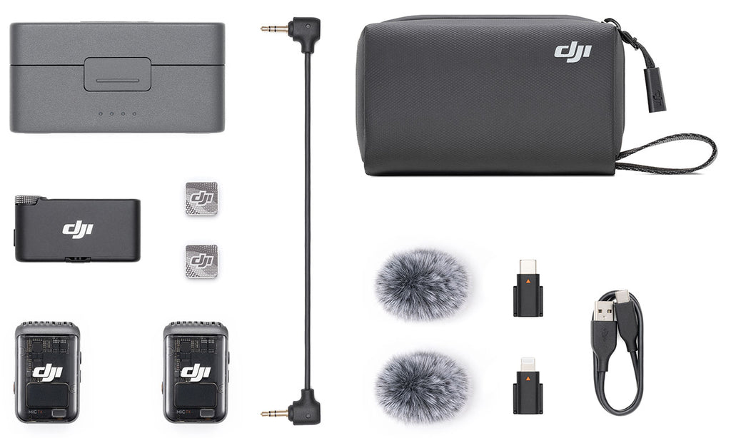 DJI Mic 2 (2 TX + 1 RX + Charging Case) in Shadow Black - CP.RN.00000325.01 - image 2