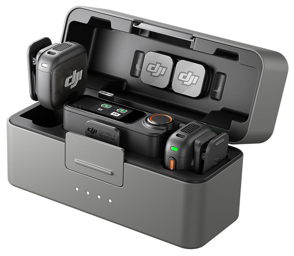 DJI MIC 3 Advanced Mini Wireless Microphone (2 TX + 1 RX + Charging Case) in Black - CP.RN.00000480.02 - image 5