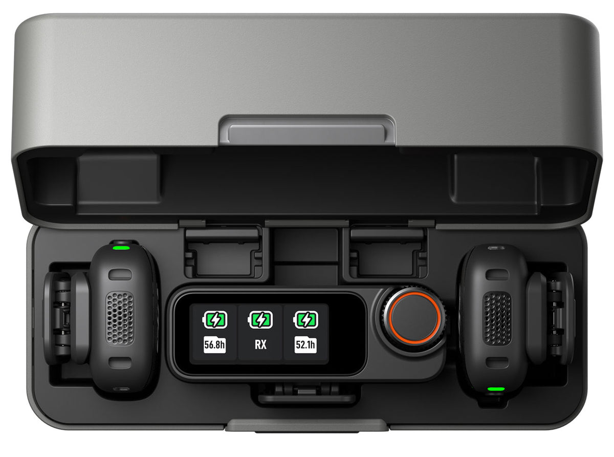 DJI MIC 3 Advanced Mini Wireless Microphone (2 TX + 1 RX + Charging Case) in Black - CP.RN.00000480.02 - image 2