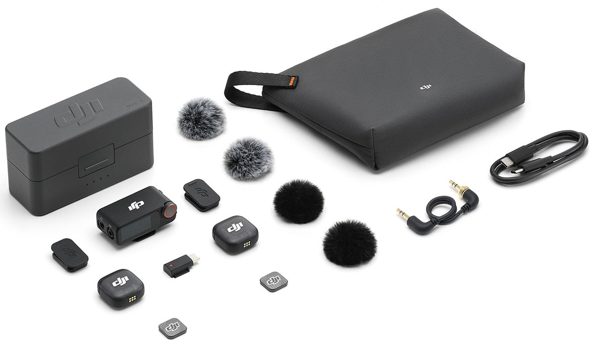 DJI MIC 3 Advanced Mini Wireless Microphone (2 TX + 1 RX + Charging Case) in Black - CP.RN.00000480.02 - image 8