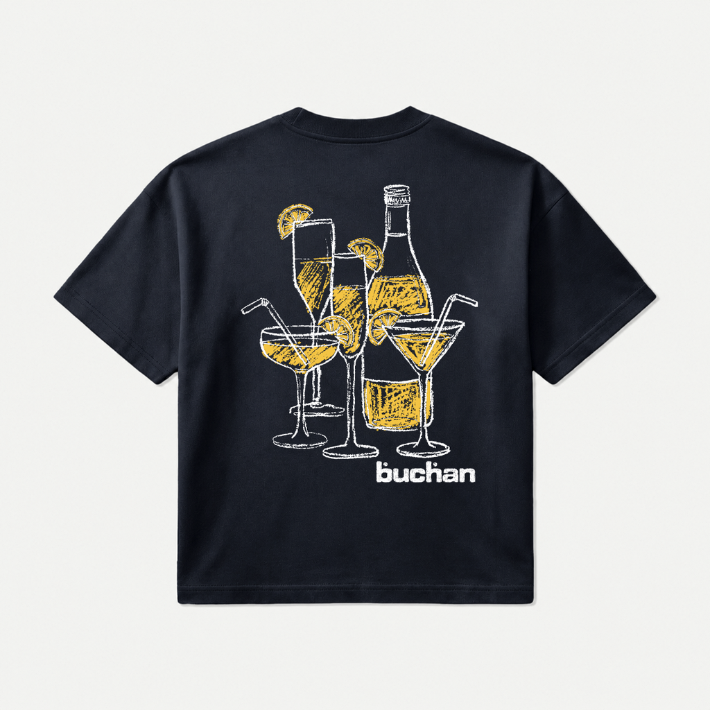 Buchan Lemonade T-Shirt - Navy