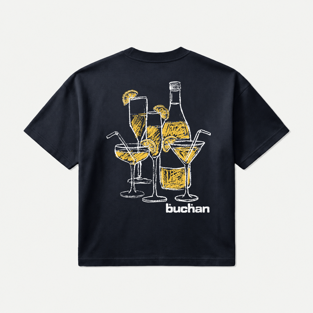 Buchan Lemonade T-Shirt - Navy