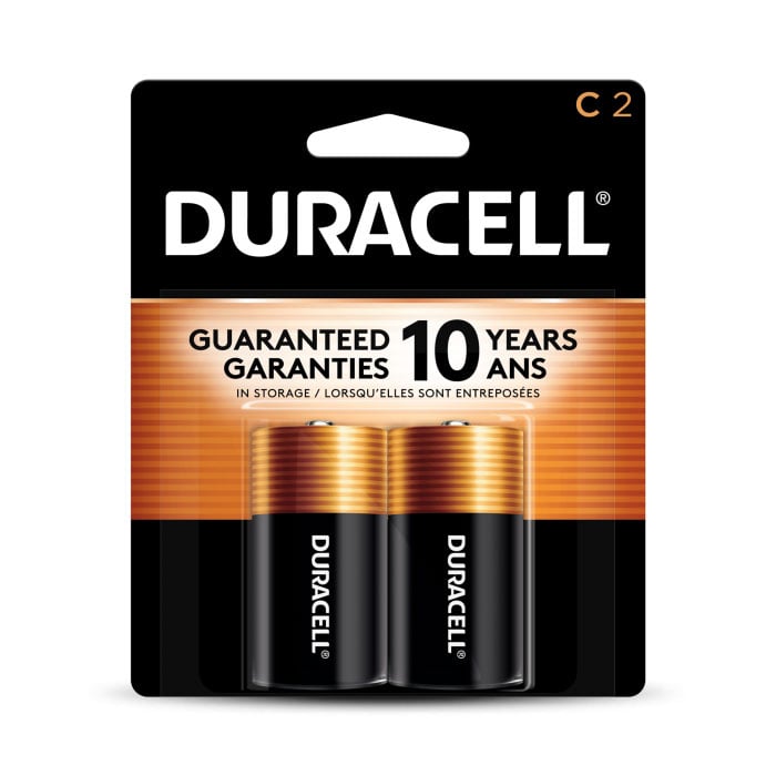 Duracell Coppertop C Alkaline Battery 2 Pack - DURACELL-MN1400B2 - image 1
