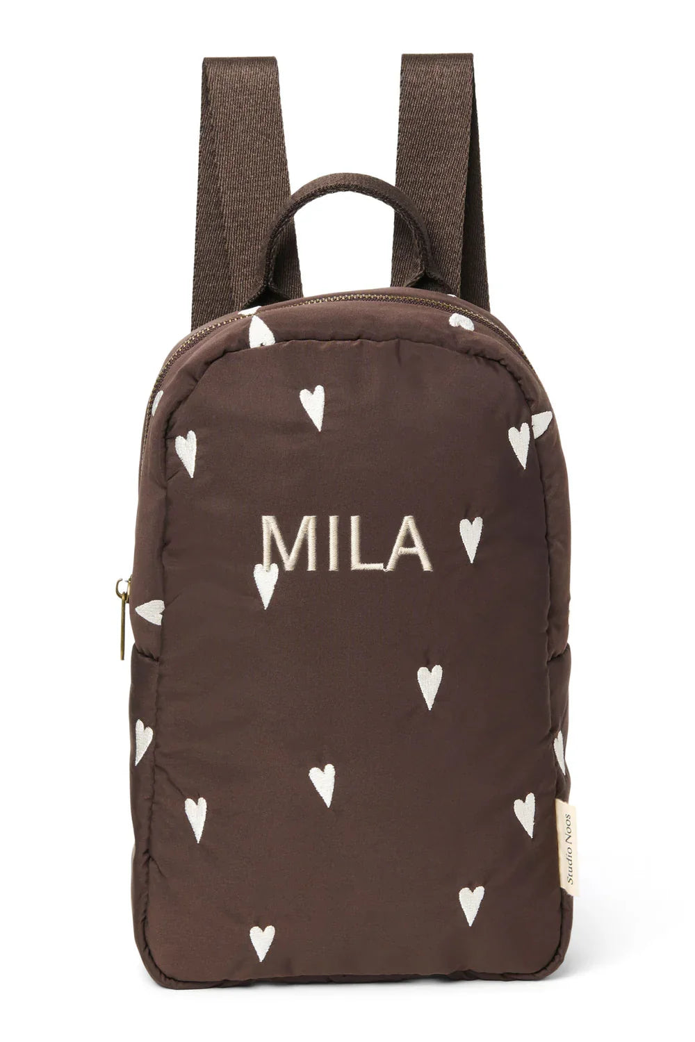Lila Herzen Puffy Mini-Rucksack