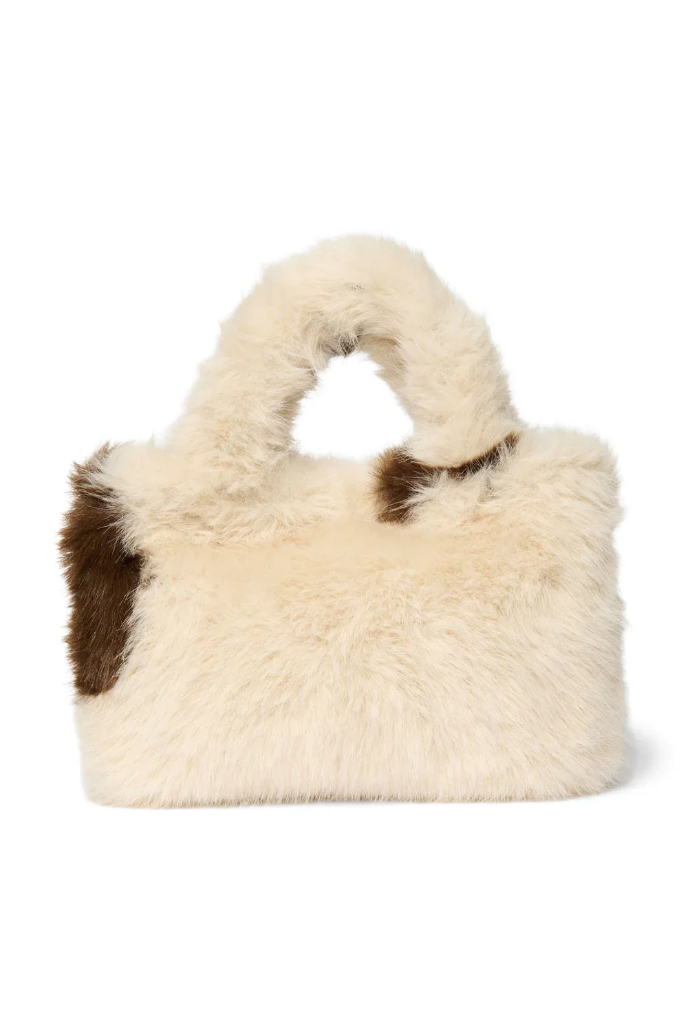 Brown Faux Fur Mini Handbag