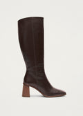 Braune Lederstiefel "East Coffee"