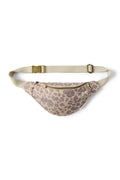 Beige Leopard Puffy Mini Bauchtasche