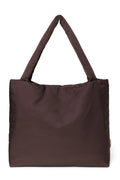 Braune, plüschige Mama-Tasche